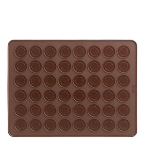 Lékué Bakmatta i silikon för Macarons 40x30 cm brun
