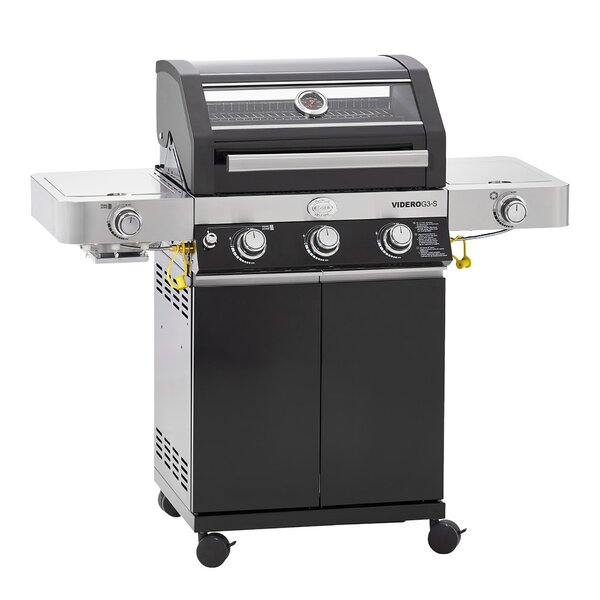 Rösle Videro G3-S Vario+ gasolgrill 17000W svart