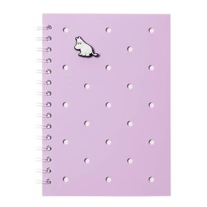 MoominArabia Mumin anteckningsbok & berlock lila