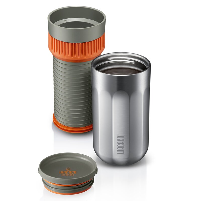 Wacaco Pipamoka allt-i-ett presskanna/termoskopp 240 ml svart