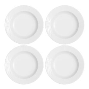 Eva Trio Legio Nova tallrik djup 25 cm 4-pack vit