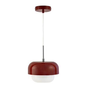 Dyberg Larsen Haipot pendellampa 15 cm mörkröd