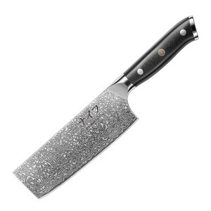 Damaskus by Haws Grönsakskniv 30 cm svart