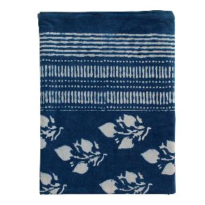 Chamois Indigo Bordsduk 150x230 cm Leaf