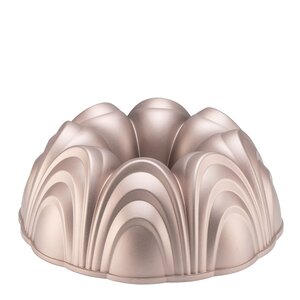 Heirol Premium sockerkaksform regnbåge 25 cm 2,4 L roséguld