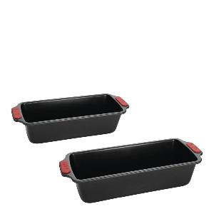 Woll Bake It brödform 2,7 L 2-pack svart/röd