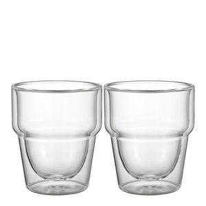 Dorre Kaffemugg 32 cl 2-pack dubbelväggad Klar