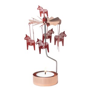 Pluto Änglaspel 16 cm Dalahäst koppar/röd