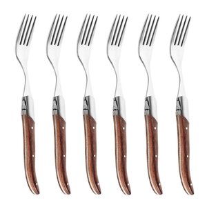Laguiole Style de Vie Grillgaffel 10,5 cm 6-pack rosa