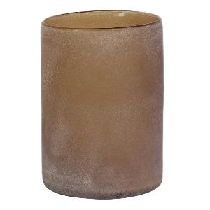 Tell Me More Frost Ljuslykta 13x19 cm Brun