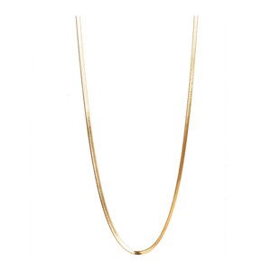 A&C Oslo Steel - Essentials halsband kort unisex snake chain guld