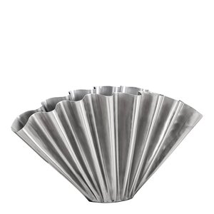 House Doctor Flood vas 30 cm borstad silverfinish
