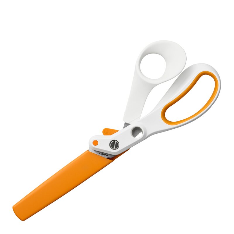 Fiskars Amplify sysax 21 cm orange/vit