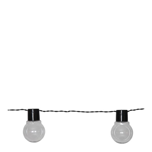 Star Trading Partaj Solar solcell ljusslinga 481-06 180 cm svart