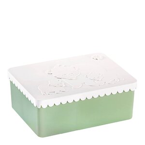 Blafre Björn matlåda plast tre fack 14x19 cm vit