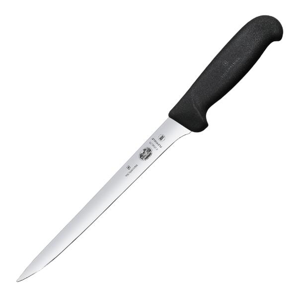 Fibrox Filékniv Smalt blad 20 cm Svart