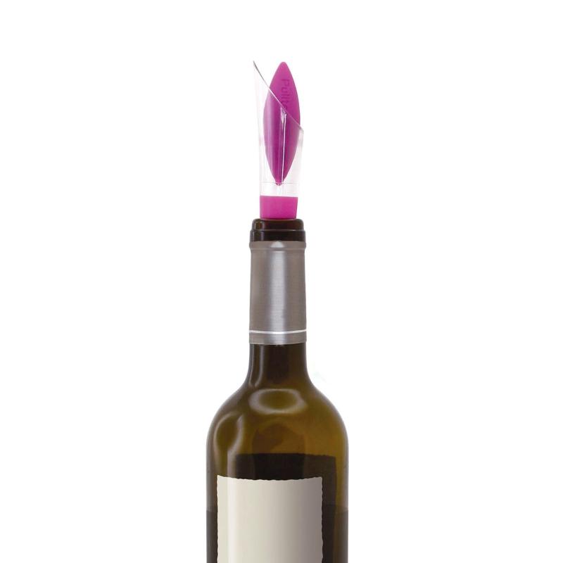 Pulltex Uranus Wine Stopper + Droppkork Silikon Svart