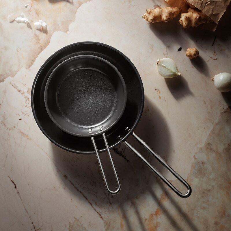 Eva Trio Stainless Steel stekpanna 28 cm keramisk Slip-Let® beläggning