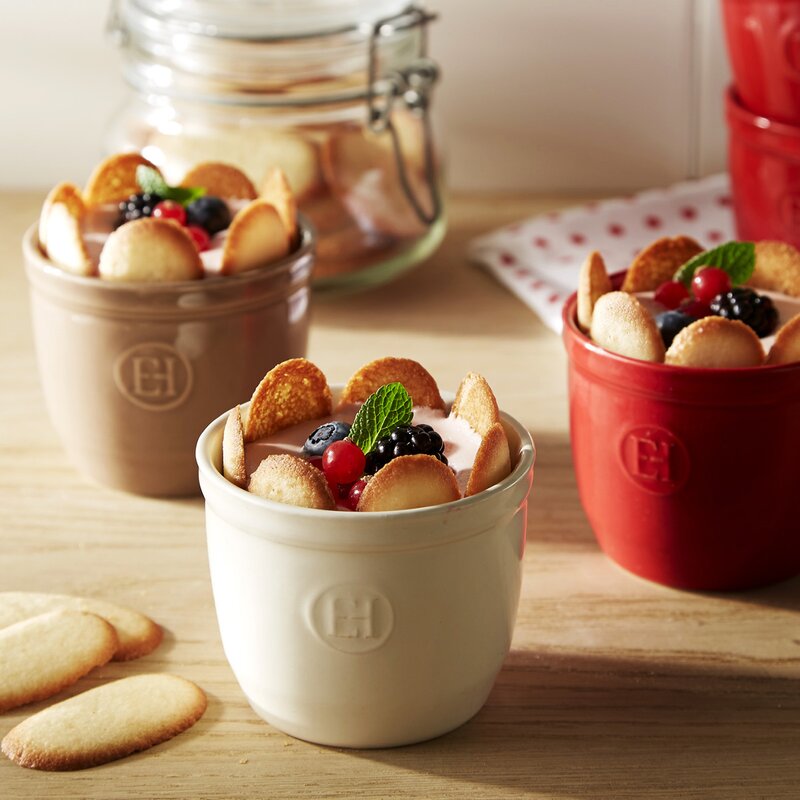 Emile Henry Ramekin n°8 form 8,5 cm kräm