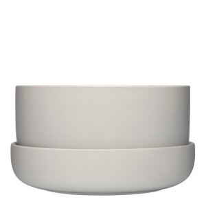 iittala Nappula blomkruka med fat 24x13 cm ljusgrå