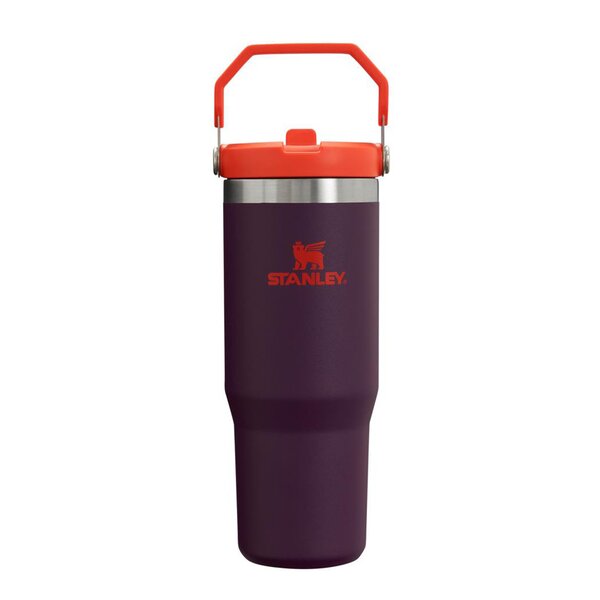 Stanley Iceflow flip straw tumbler termoflaska 0,89 L plommon