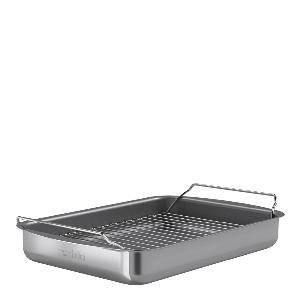 Eva Trio Professional Långpanna med galler 35x25 cm Grå