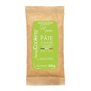 ScrapCooking Sockerpasta 250 g ljusgrön