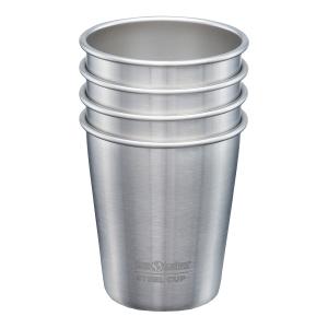 Klean Kanteen Steel Cup mugg 30 cl 4-pack Borstat stål