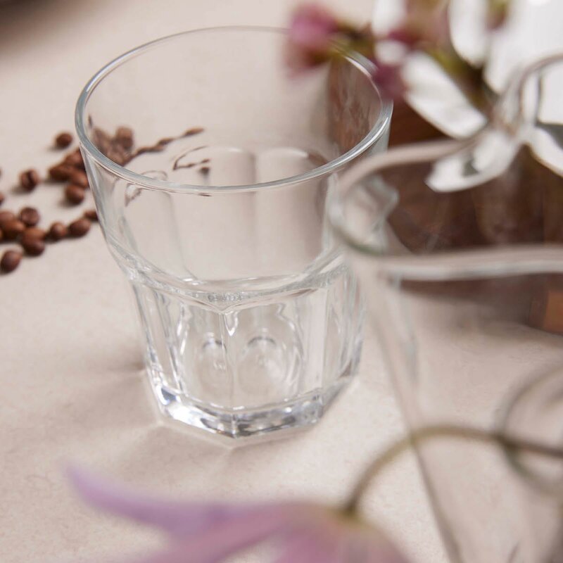 Aida Atelier Granit glas 18 delar 6x36 cl + 6x28 cl + 6x5 cl