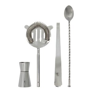 House Doctor Kett barset 4 delar silverfinish