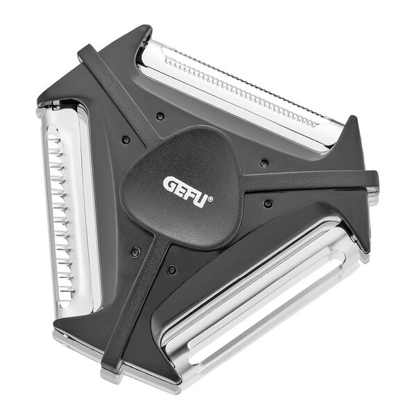 Gefu Spin universalskalare 3 blad 10 cm grå