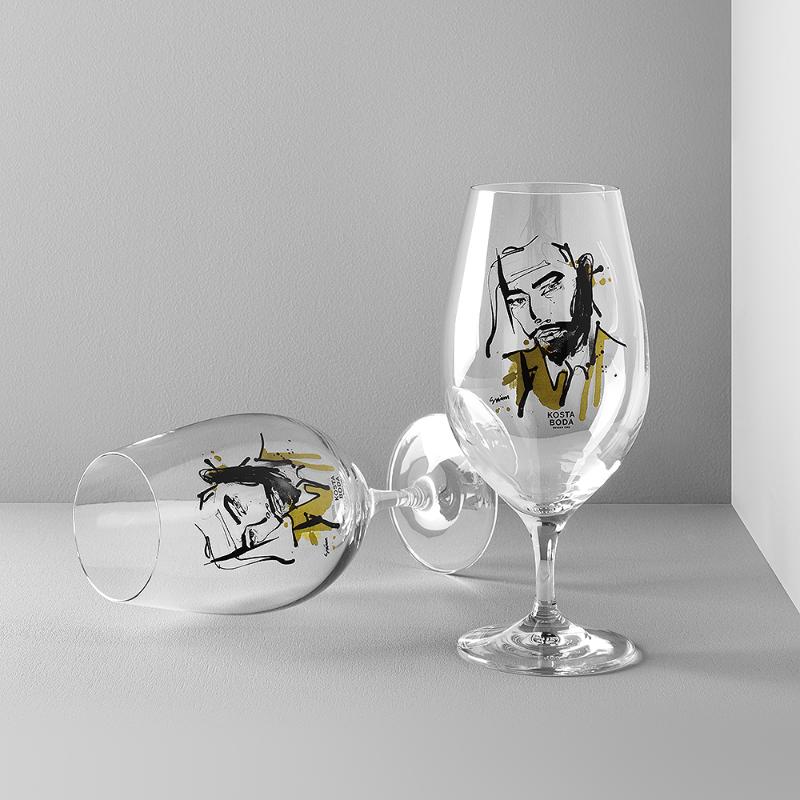 Kosta Boda All About You Ölglas 40 cl 2-pack Want Him