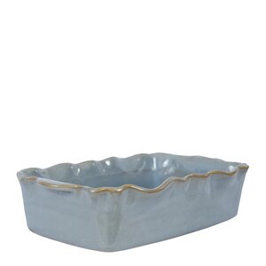 Gerbera Provence Gratängform 37x25 cm Ljusgrå blank