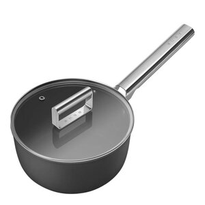SMEG kastrull 20 cm 3,1 L keramisk svart