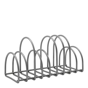 House Doctor Pampi organiserare i järn 24x10x12,5 cm borstat silver
