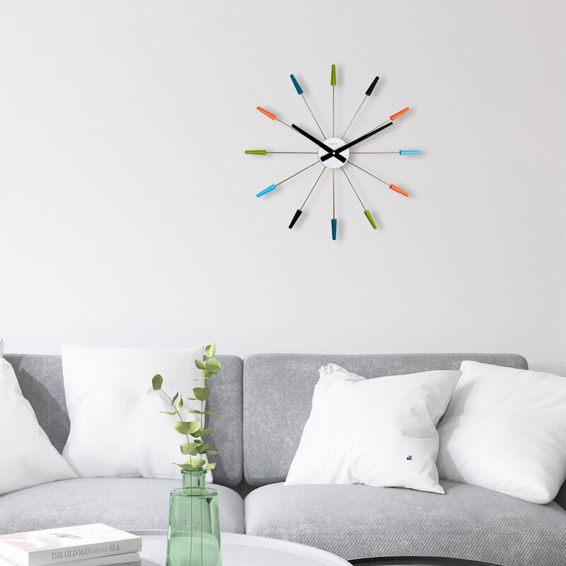 NeXtime Plug Inn väggklocka 58 cm multi