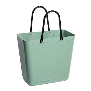 Hinza Recycled Plastic väska hög med cykelfäste 14 L olivgrön