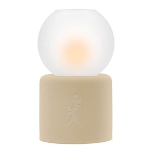 SOLSTICKAN Globe värmeljuslykta 17×10 cm beige
