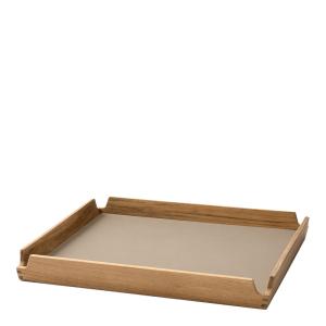 LIND DNA Airy teak bricka small 30x30 cm nupo clay brown