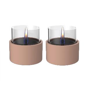 Tenderflame Breeze Lykta 2-pack Persika