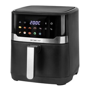 EMERIO Airfryer med färgdisplay 6,5?L AF-132658.3 svart