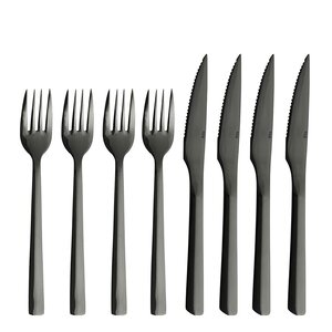 Aida Raw Grillbestick 8 delar Svart