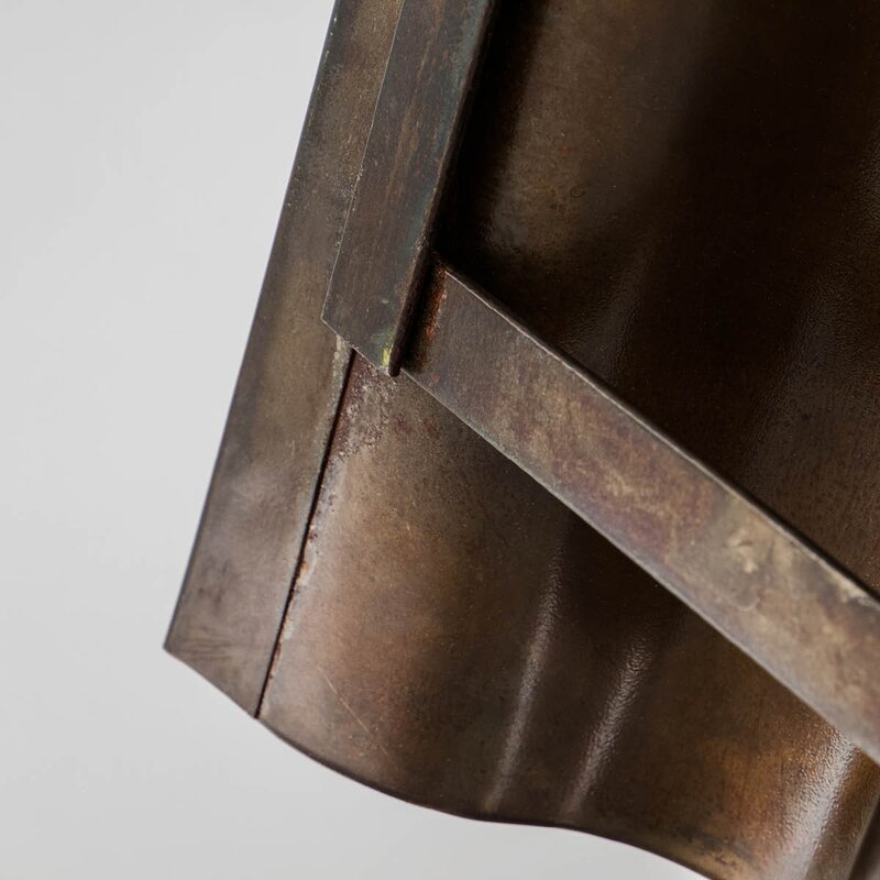 House Doctor Faha väggkonst 30x30x6 cm antikbrun