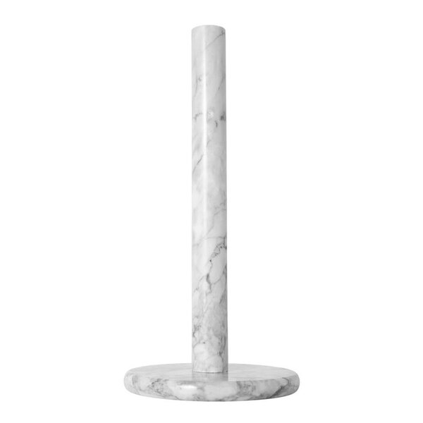 Stiernholm Marmor hushållspappershållare 32 cm vit