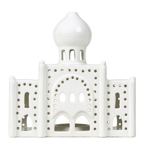 Kähler Urbania Tivoli ljuslykta Nimb 17 cm vit