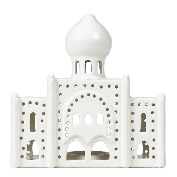 Kähler Urbania Tivoli ljuslykta Nimb 17 cm vit