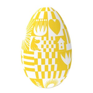 Modern House Mumin Fest påskägg 22 cm gul