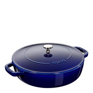 Staub Chistera traktörpanna 28 cm 3,7 L Mörkblå
