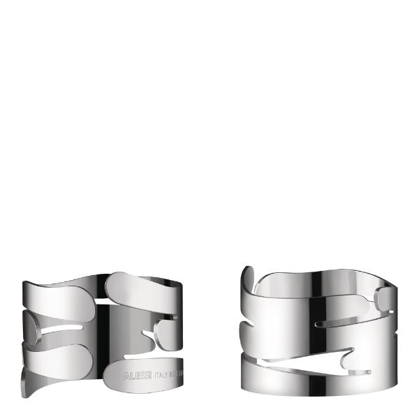 Servettring 2-pack Silver