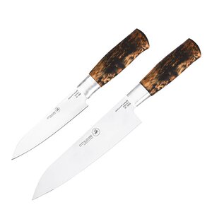 Brusletto Hunter Premium Chef knivset 2 delar masurbjörk